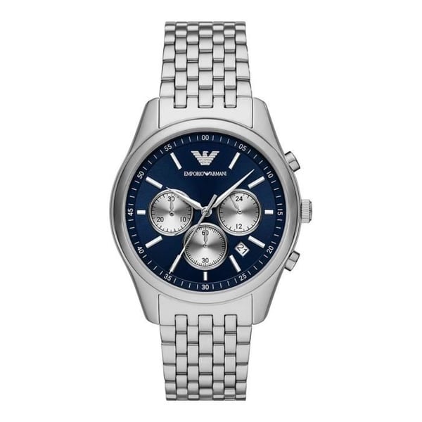 Montre Emporio Armani Herrar AR11582 - Silver Rostfritt stål - 41mm - 5 bar - Kvarts - Analog.