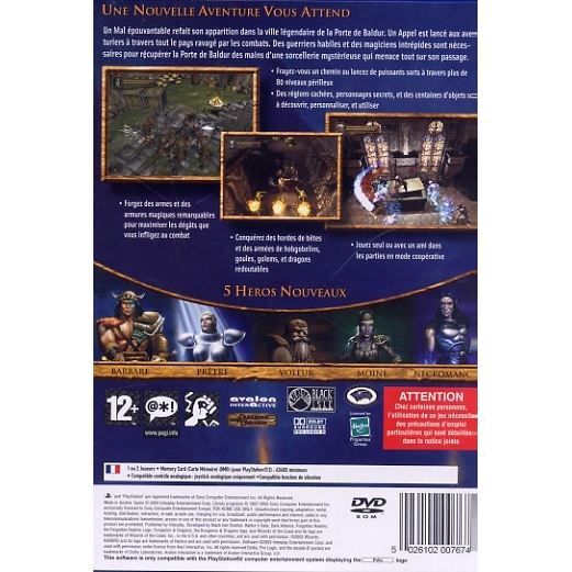 BALDUR'S GATE DARK ALLIANCE 2 / PS2 KONSOLSPEL