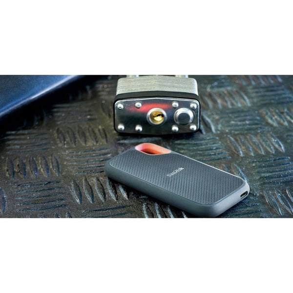 Extern bärbar SSD - SANDISK - Extreme Portable - 2 To - Bärbar - USB 3.2 Gen 2