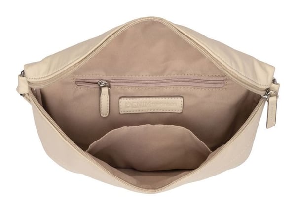 Axelväska med rem - TOM TAILOR - Milla bälteväska - Beige - 100% polyuretan - 27x15x6 cm