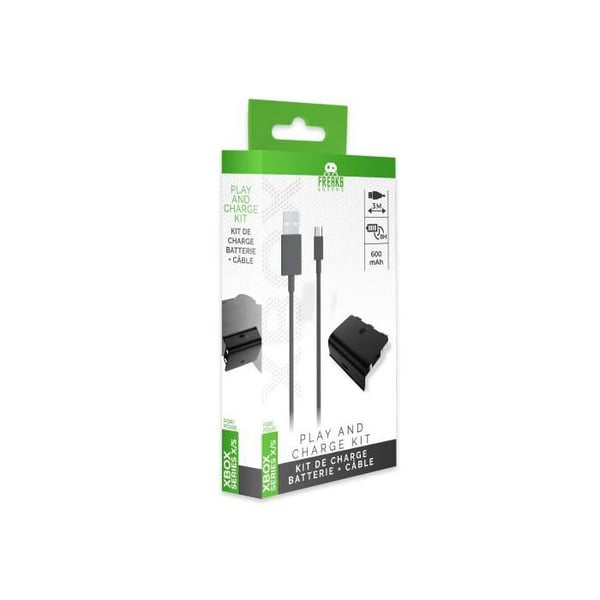 Batteri + Laddkabel för XBOX Series X Play And Charge kabel på 3 meter