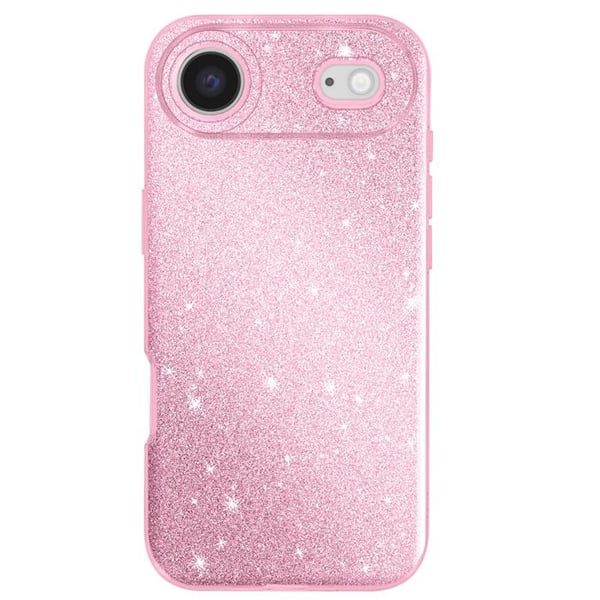 Skal för iPhone Air Design i Två Material och Glittrig Rosa Finish