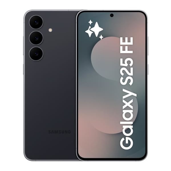 SAMSUNG Galaxy S25 FE AI Smartphone 256Go Svart Absolut