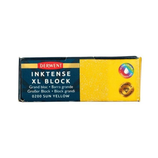 DERWENT - XL INKTENSE - block med akvarellbar bläck Gul Sol
