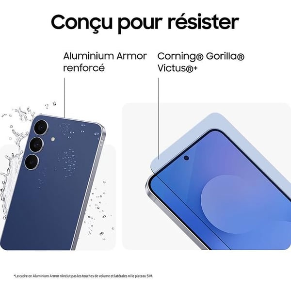 SAMSUNG Galaxy S25 FE AI Smartphone 256Go Svart Absolut