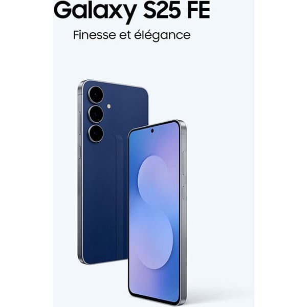 SAMSUNG Galaxy S25 FE AI Smartphone 256Go Svart Absolut