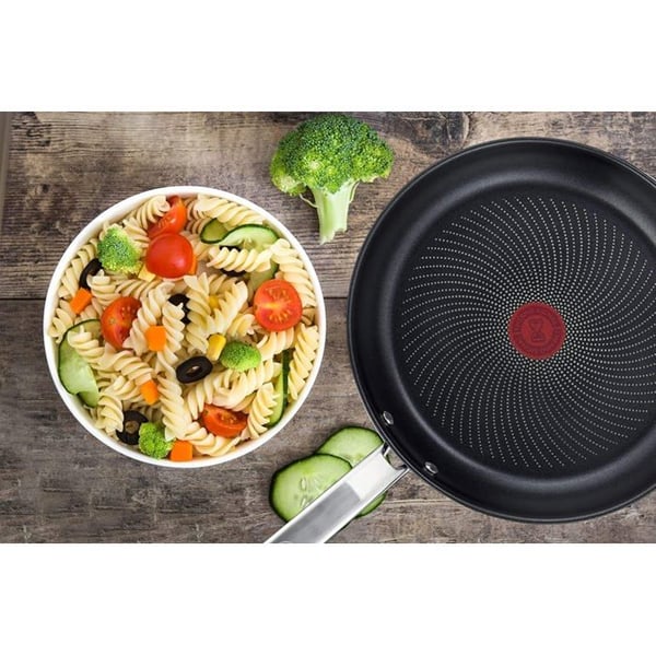Induktionspande - TEFAL - Intuition B8170444 - Rustfrit stål - 24 cm - Non-stick