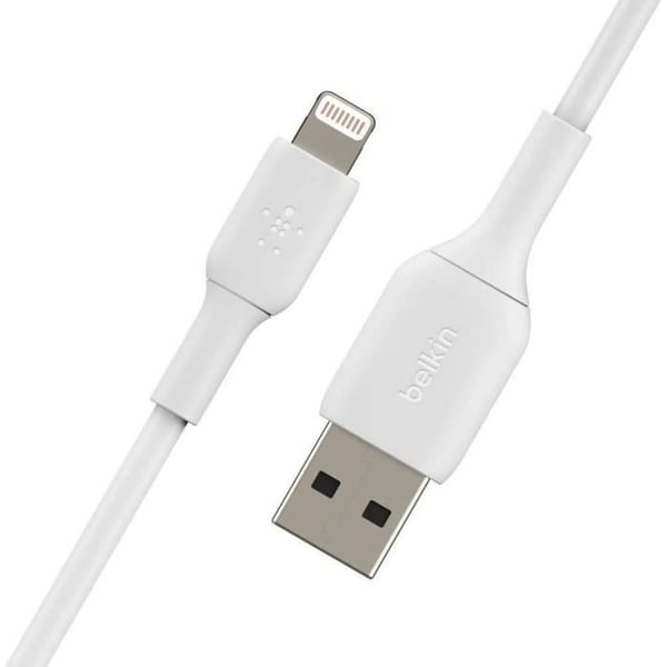 BELKIN - kabel - Kabel Lightning USB-A 2M,Vit