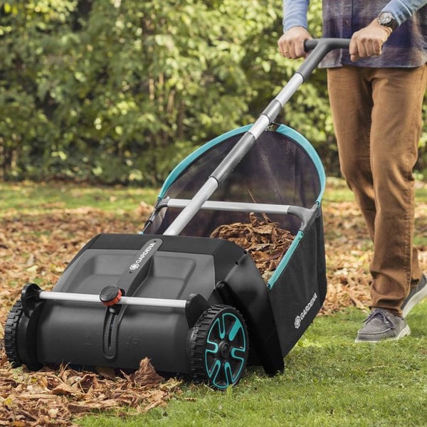 GARDENA lövfångare - 3565-20 | Arbetsbredd: 49cm, 90L behållare, Lövsamlare, Sopmaskin