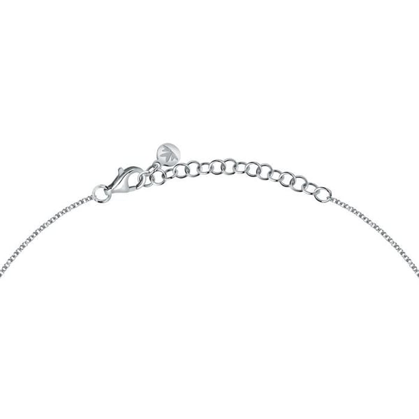 Luksus sølv halskæde med cubic zirconia Tesori SAIW289