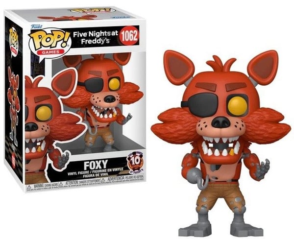 Figur - Funko - Foxy - 10cm - FNAF 10 år - Pop! Samling