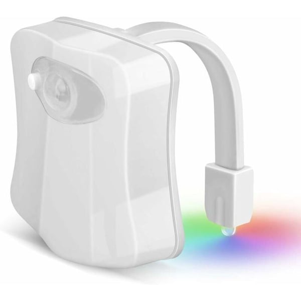 1 Stk Toalettlampa Nattlampa LED Rörelsedetektor Belysning WC LED för Badrum Toalett, Skåp, Handfat Cuv Odipie