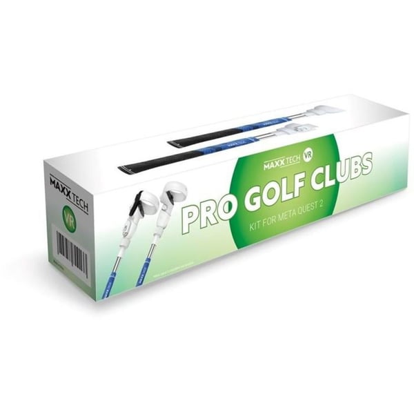 Kit VR Pro Golfklubbar - Meta Quest 2 - Metallhandtag - Halkfri textur - Inkluderade tillbehör