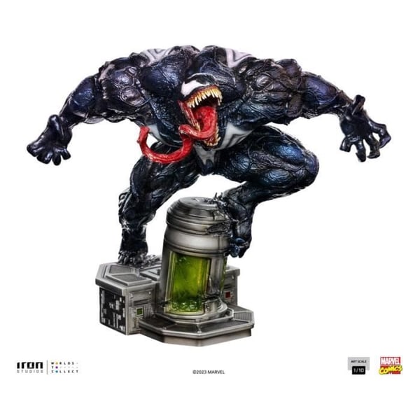 Statuett - IRON STUDIOS - Venom - Resin - 1/10 - Svart
