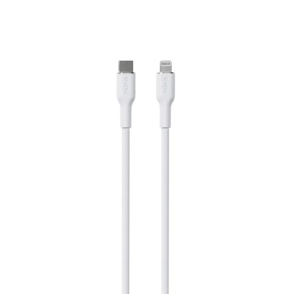 PURO ICON Flex-kabel - USB-C till Lightning MFi-kabel 1,5 m (vit)