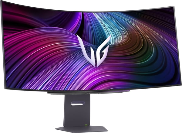 Spel-PC-skärm med kurvatur - LG - 45’’ - WQHD - 240Hz - OLED-panel - 0,03ms - Höjdjusterbar - 45GX90SA-B.AEU