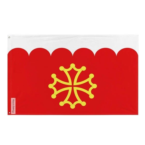 Flagga Gard – 128 x 192 cm – Hållbar Polyester – 2 Metallöglor – Inomhus / Utomhus – Pixelforma