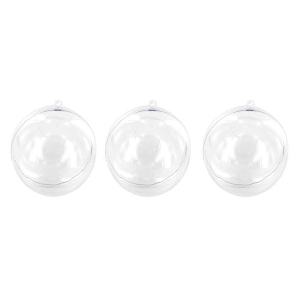 MégaCréa DIY - Transparent plastkula 7 cm