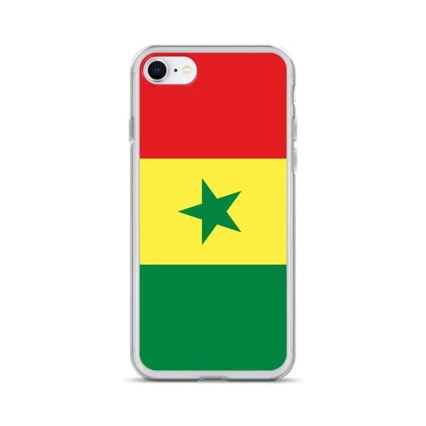Telefonfodral - PIXELFORMA - Senegalflagg - Kompatibel med iPhone 6 Plus - Flexibel - Hållbar