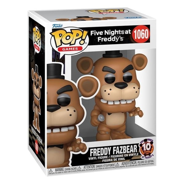 Figur Föreställning - Funko - Freddy Fazbear - 10cm - FNAF 10 år - Pop! Samling