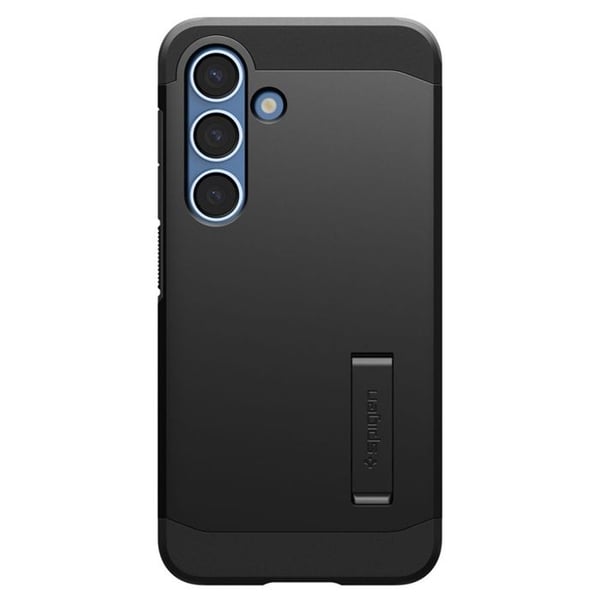 Telefoncover - SPIGEN - Tough Armor MagSafe - Samsung Galaxy S25+ - Sort - Forstærket Beskyttelse