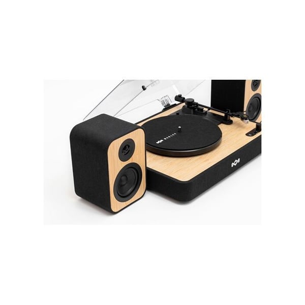 Platinaskiva - MARLEY - REVOLUTION - Bluetooth 5.3 - 2 Högtalare - Hållbar Bambudesign