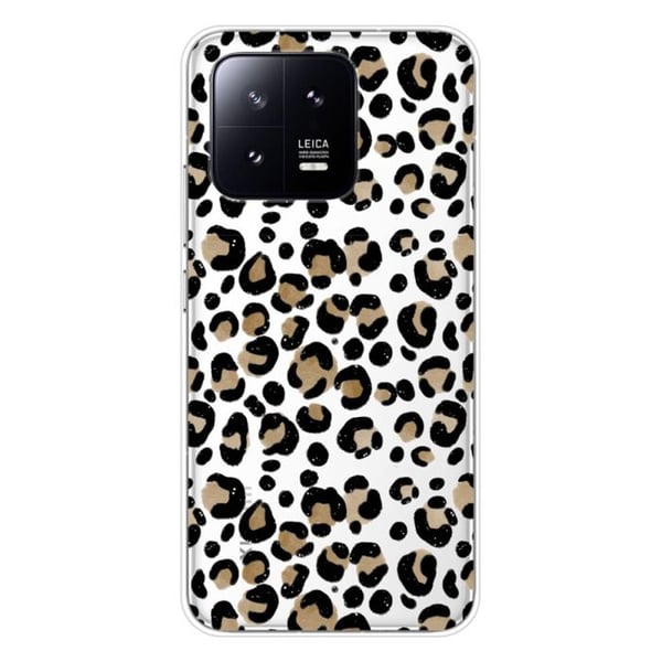 Tryckt silikonfodral som är kompatibelt med Xiaomi 13 Leopard