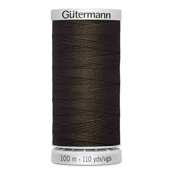 Fil extra stark 100 % polyester Gutermann, set med 5 spolar om 100 m - Att 406 - hickory