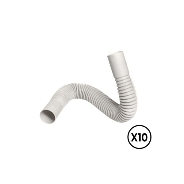 PVC böjlig kurva ø 25 mm, 10 enheter