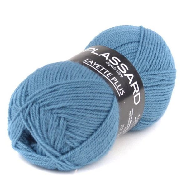 Plassard - Garnboll Layette Plus 478 Blå Speciell Baby