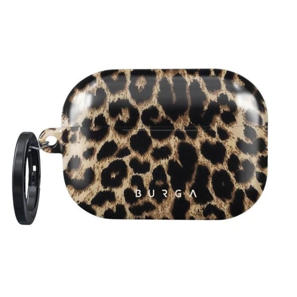 Coque AirPods Pro 2 - BURGA - Modell Player - Repåstålig - Leopard - Mjuk