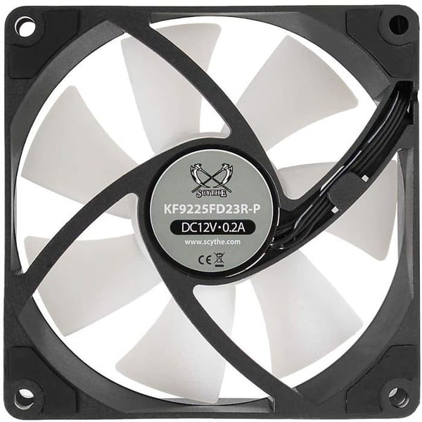 Fläkt - SCYTHE - Kaze Flex RGB PWM - 92mm - 300 till 2300 RPM - Tyst och anpassningsbar RGB