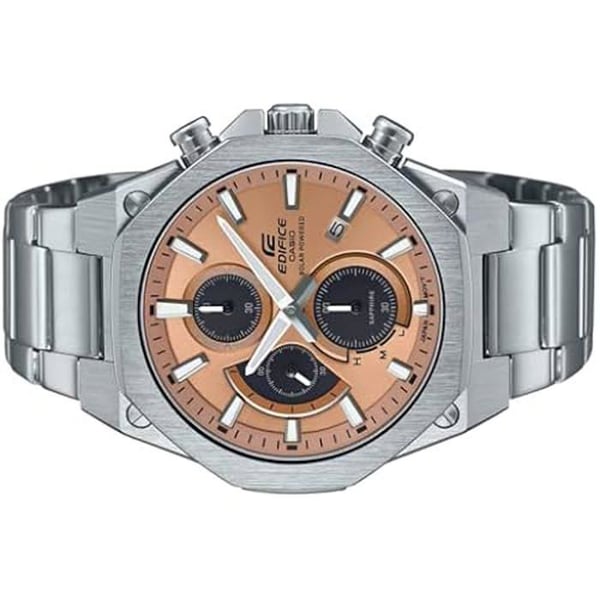 Klocka - EDIFICE - EFS-S570D-5AUEF - Analog - Kvarts - Silverstål
