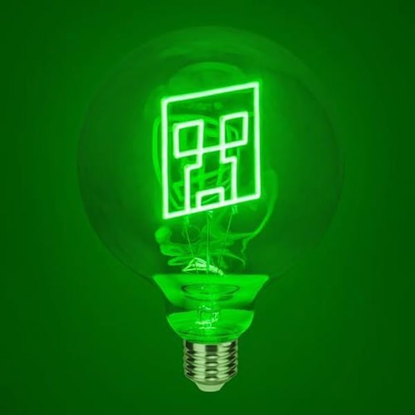 LED-lampa - PALADONE - Creeper - Grön - E27 - Inredning