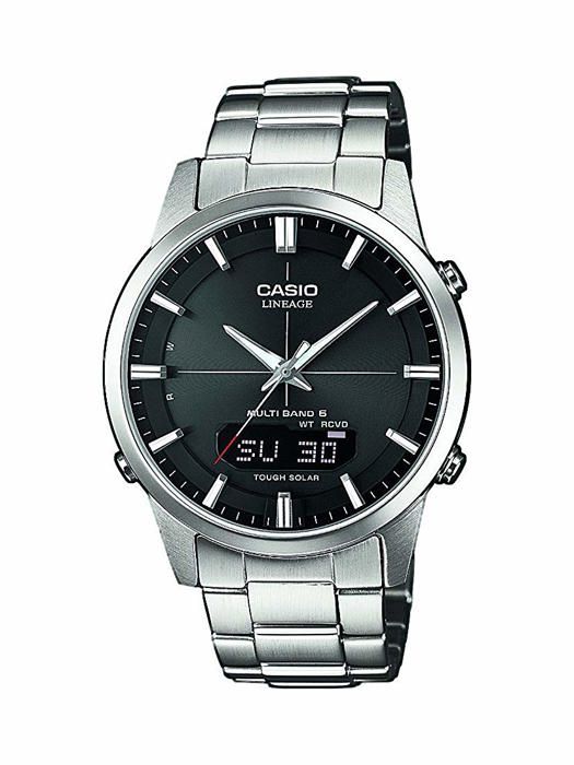 Radiostyret ur - CASIO - LCW-M170D-1AER - Solenergi - Stål - LED-belysning