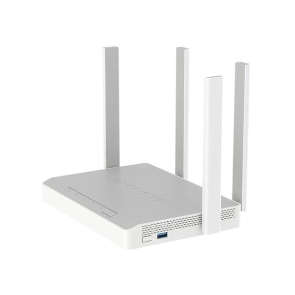 Keenetic Hero 4G+ Router Modem - WiFi 6 - AX1800 - Dobbeltbånd - 4 Gigabit-porte - Cybersikkerhedsbeskytter