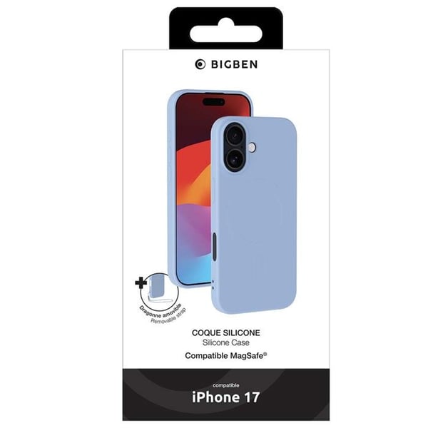MagSafe-fodral - iPhone 17 - Silikon - Ljusblå