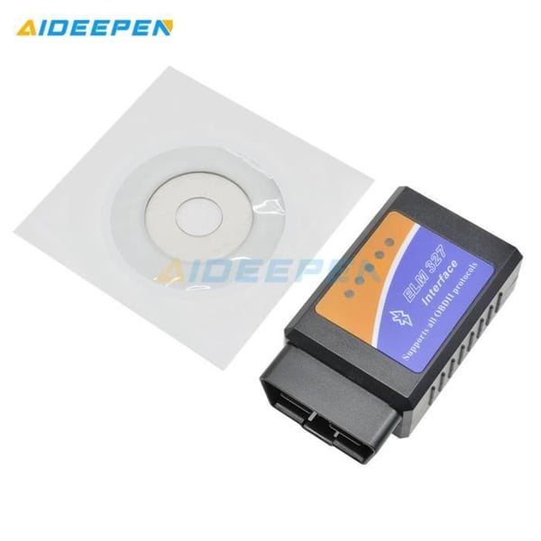 OBD2-læser - ELM327 - Bluetooth - Universel - Sort - Bildiagnose