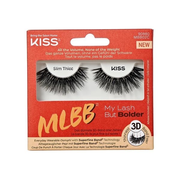 Faux frans - KISS - MLBB Slim Thicc - Hög volym - Lätta - Tunn remsa Faux frans - KISS - MLBB Slim Thicc - Hög volym - Lätta - Tunn remsa