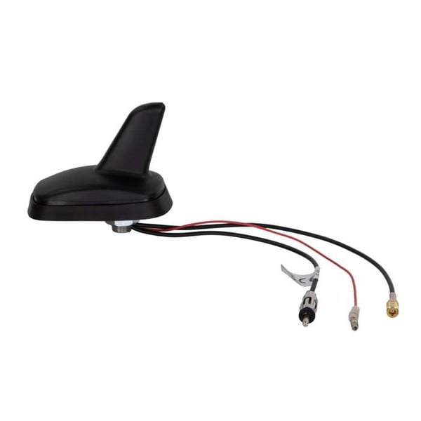 Takantenn - Haj - FM/DAB+ - DIN-kontakter(m)/SMB(k) - 12V extern