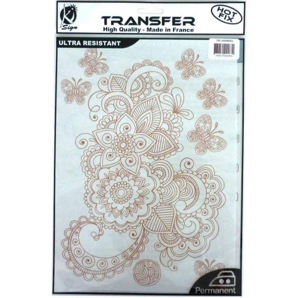 Ki-Sign - Värmeöverföringstermotransfer Arabesque koppar A4