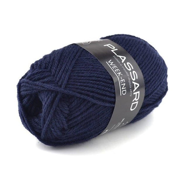 Plassard - Helgstickgarn Marin Färg. 27 50% Ull