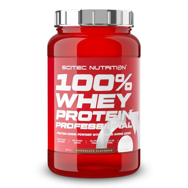 Vassle koncentrat Scitec Nutrition - 100% Whey Protein Professional - Choklad 920g