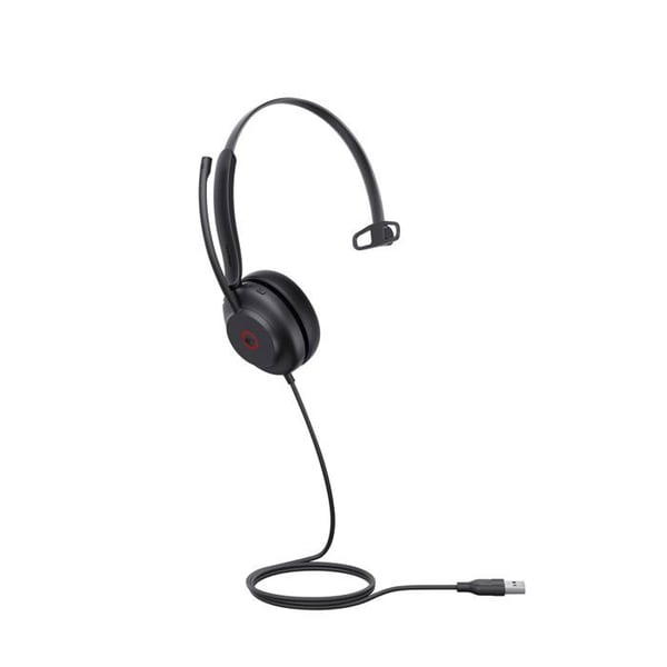 Mono Headset - Yealink - UH35 - USB-C/A - Bullerdämpning - Certifierad för Teams