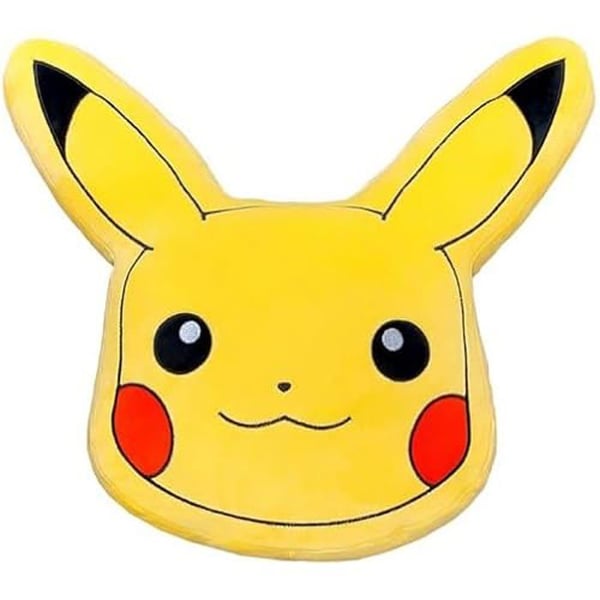 3D Plyschkudde - HALANTEX - Pikachu - Mjuk - 40 x 40 cm - Dekorativ