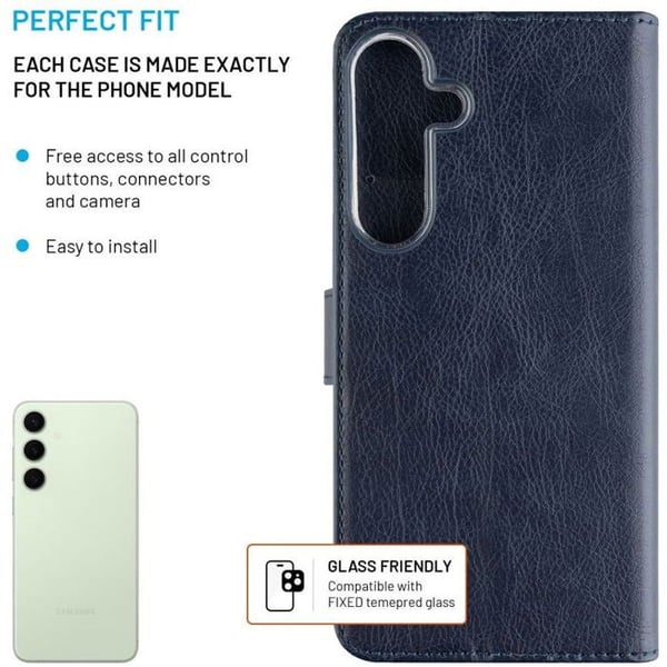 FIXÉ Opus för Samsung Galaxy S25 blå