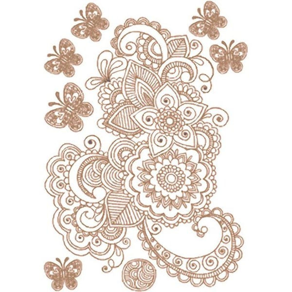 Ki-Sign - Värmeöverföringstermotransfer Arabesque koppar A4