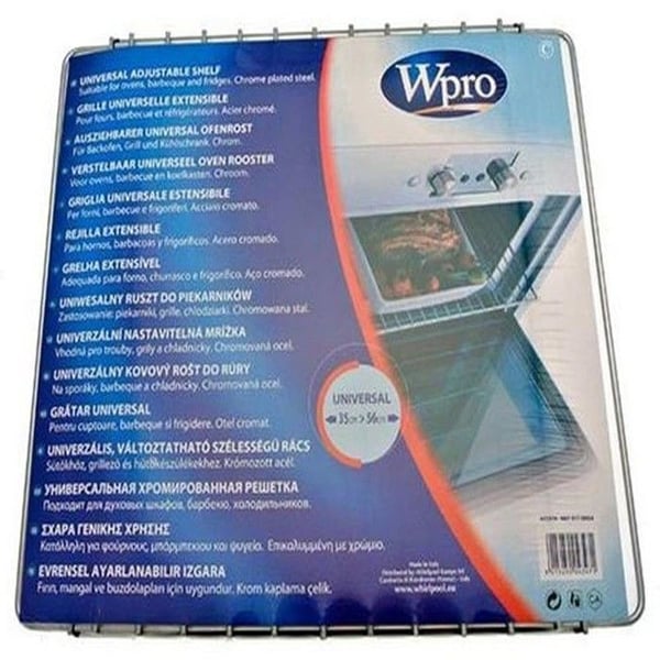 Laajennettava ritilä - WHIRLPOOL - C00090925 - Kromattu ruostumaton teräs - 35–56 cm - Uuneille