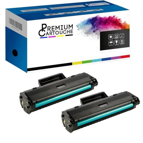 Toner W1420A 142A kompatibel för HP svart (ANVÄNDES INTE i HP+) x 2 - PREMIUM KASSETT LaserJet M110w, LaserJet MFP M 140w