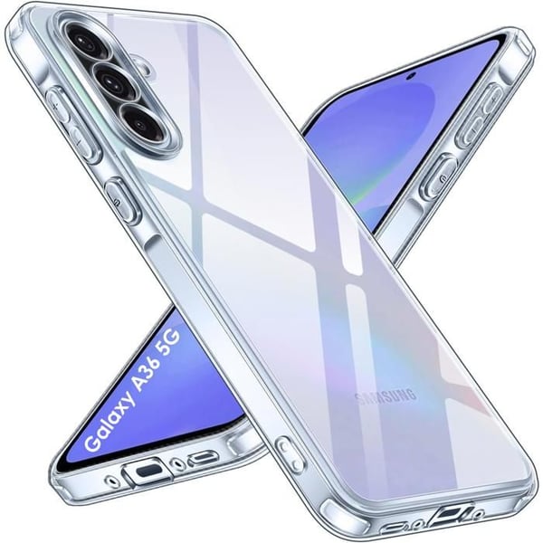 Skal - Phonillico® - Samsung Galaxy A36 5G - Silikongel TPU - Transparent - Ultratunt